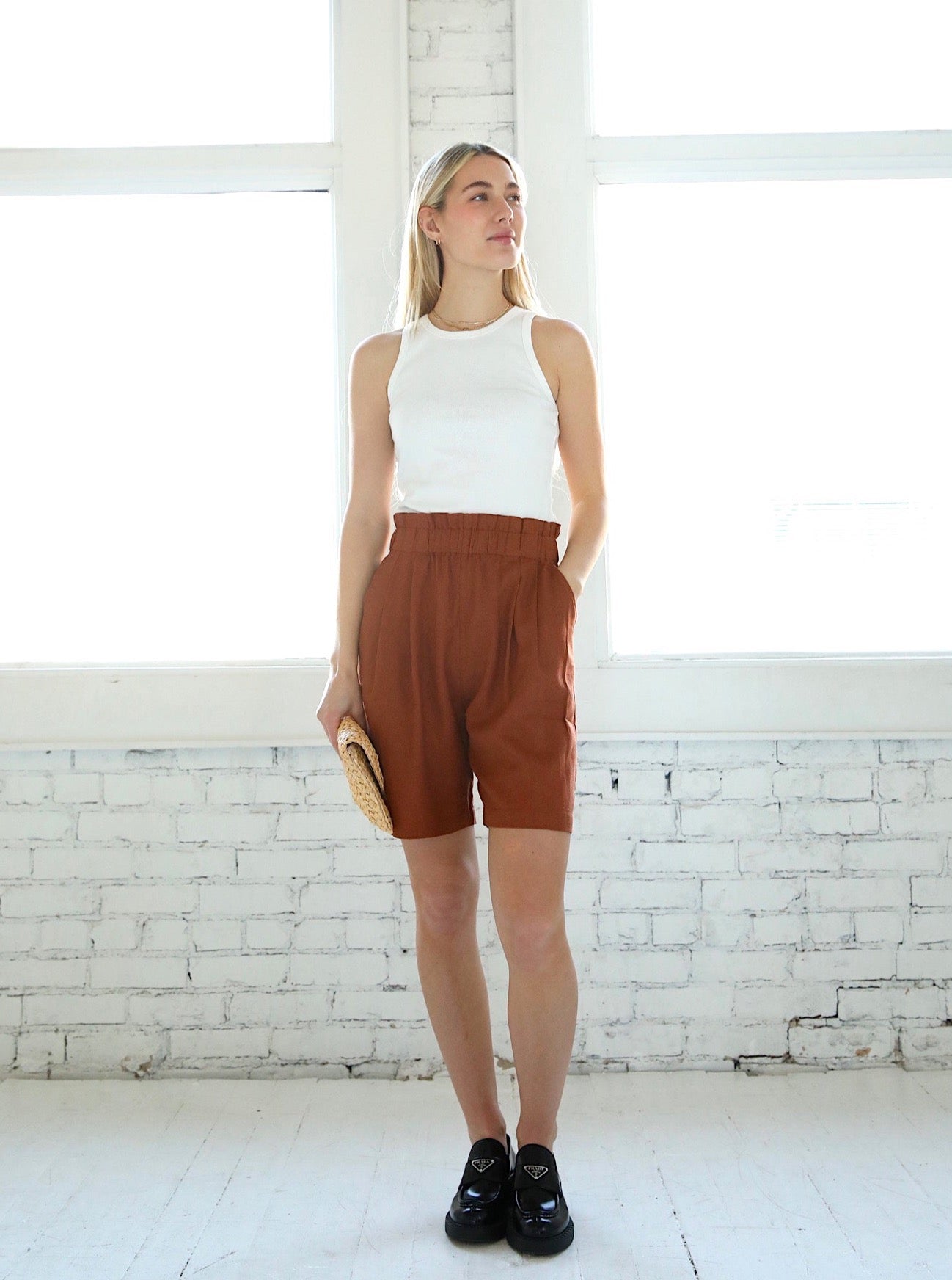 Walnut Casual Bermuda Shorts