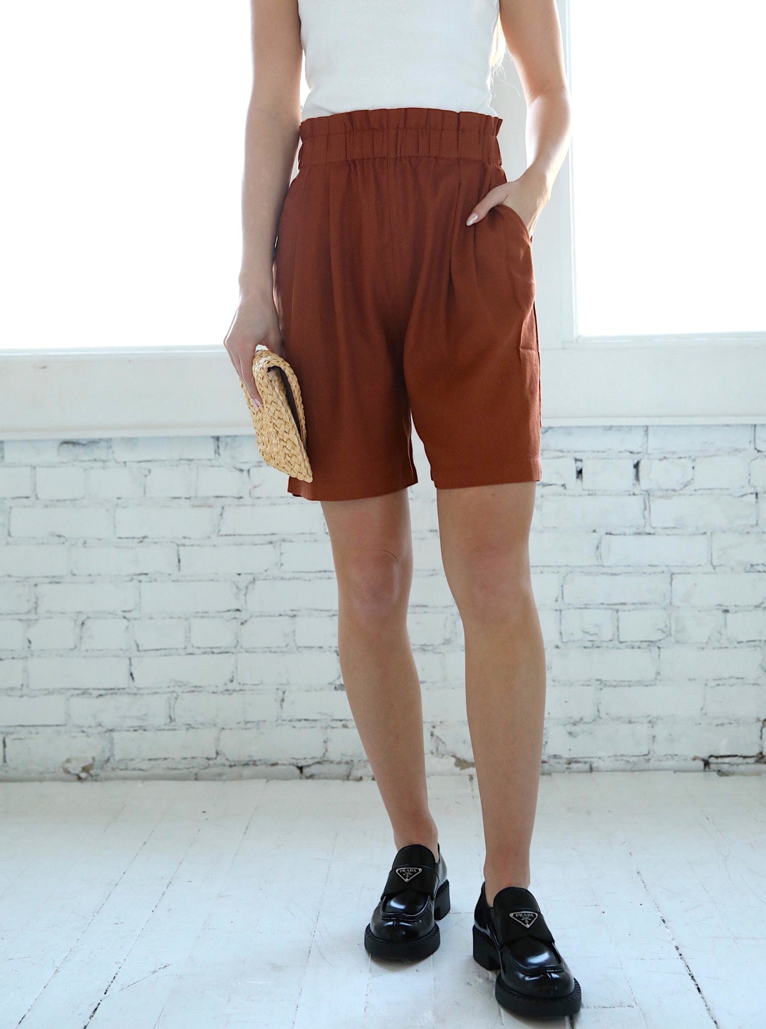 Walnut Casual Bermuda Shorts